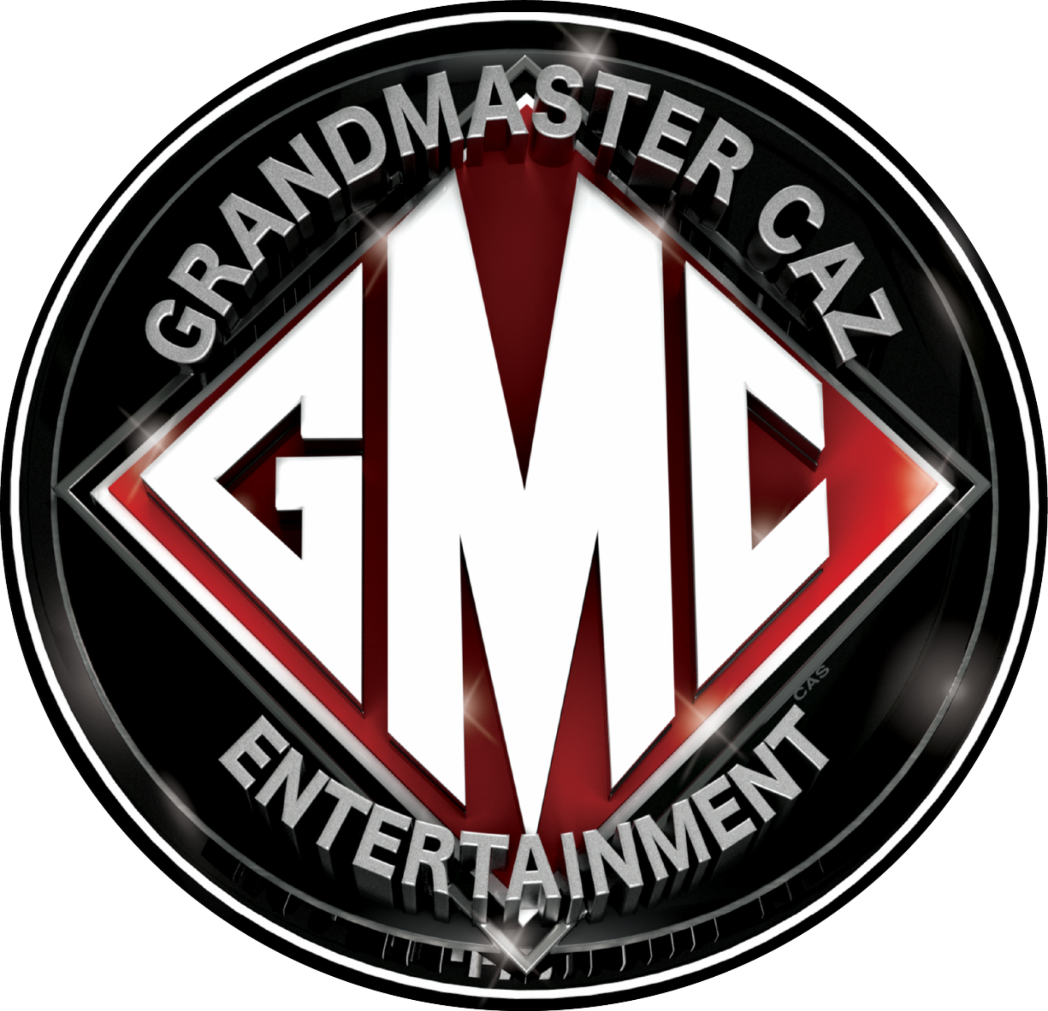 Grandmaster Caz GMC Entertainment logo